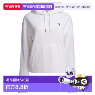 1h可退 香港直邮潮奢 Ami Paris 女士 卫衣 FSW767730100 white白