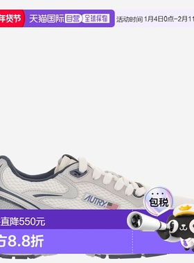 1h可退 香港直邮AUTRY 男士 蓝色运动鞋 HYLMMV04MESHMIRSILVSPBL