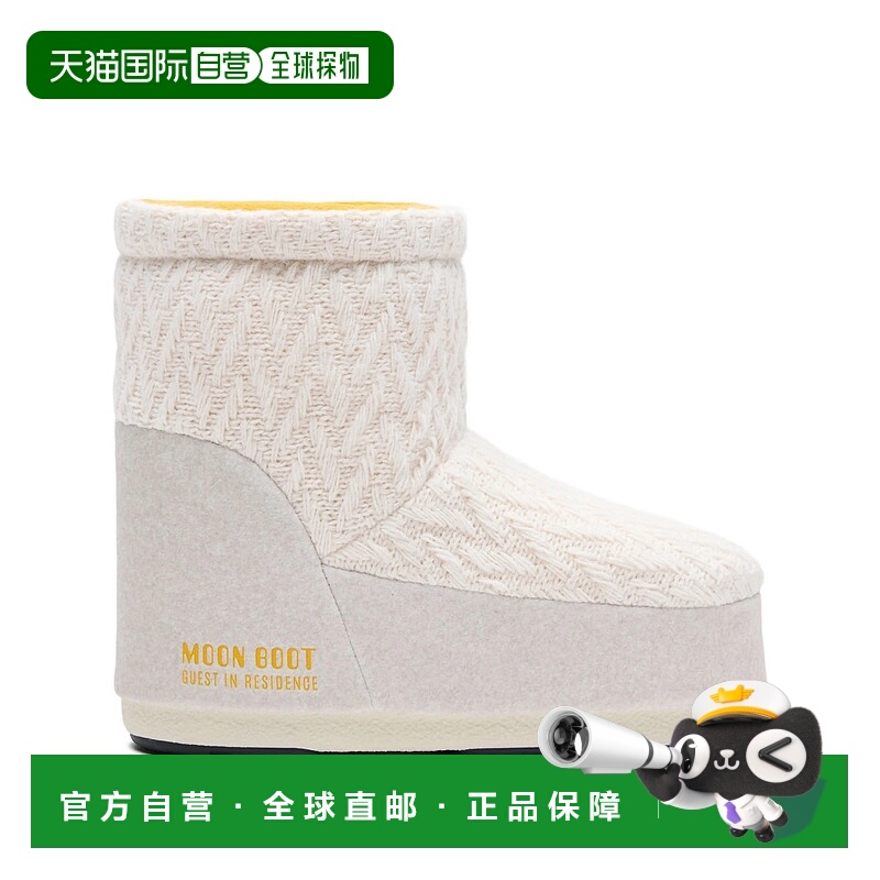 1h可退 香港直邮MOON BOOT 女士雪地靴 80D1409750L032 AW2025 白