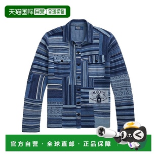 polo lauren多色条纹长袖 自营 ralph 美国奥莱直发 开衫 蓝色