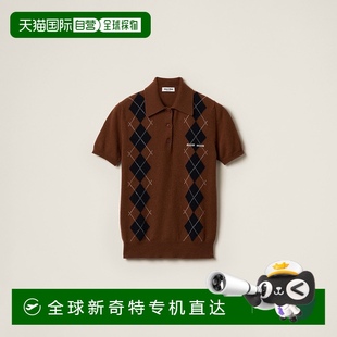 Polo 24年上新 女士羊绒 针织 衫 MIU 欧洲直邮MIU 缪缪