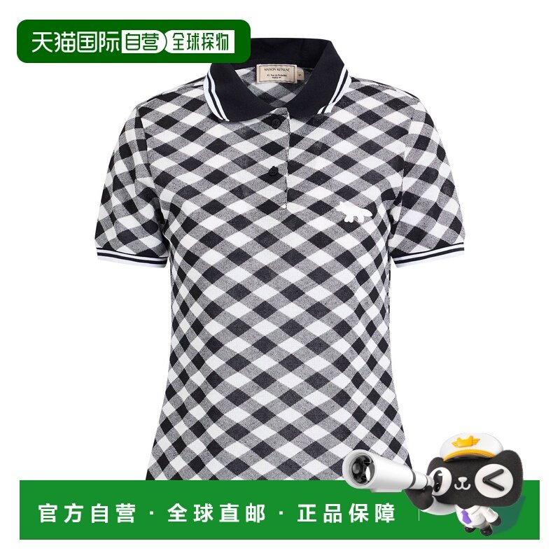 1h可退 香港直邮MAISON KITSUNE 女士 Polo衫 black黑色 舒适时尚,女装/女士精品,POLO衫,淘宝优惠券,粉丝福利购,淘宝优惠卷
