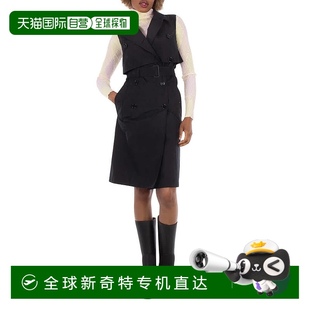美国尺码 品牌尺码 黑色 Burberry 自营 Mona纽扣前襟风衣