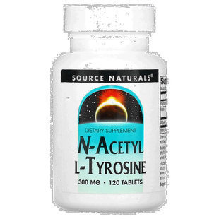 香港直发source NaturalsN 乙酰基L 酪氨酸补充剂120片膳食