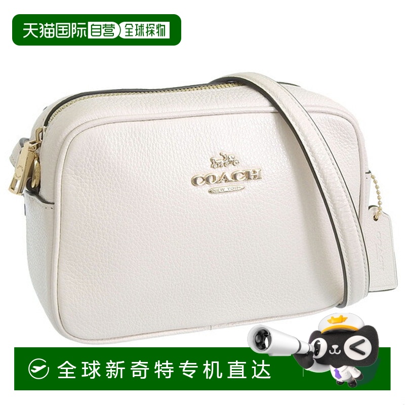 日本直邮Coach 包 女士单肩包 Outlet 产品 皮革 白色 LTHR MN JM