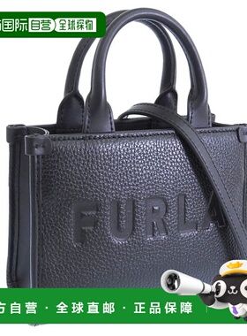 日本直邮Furla 包 女士单肩包 出口皮革 黑色 NIOBE-TOTE MICRO B