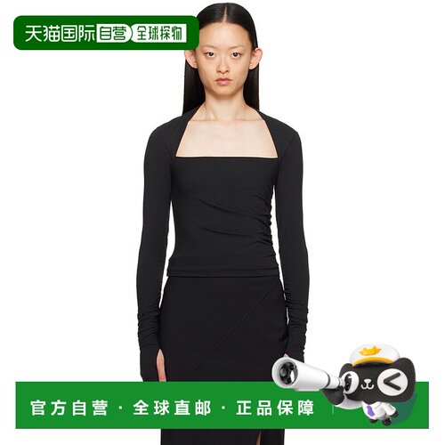 1h可退 香港直邮潮奢 Helmut Lang 海尔姆特 朗 女士 黑色 Shrug