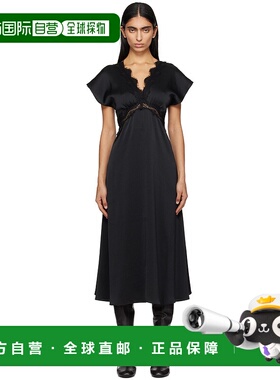 1h可退 香港直邮潮奢 SEA 海洋 女士 黑色 Noa V-Neck 连衣裙 RS2