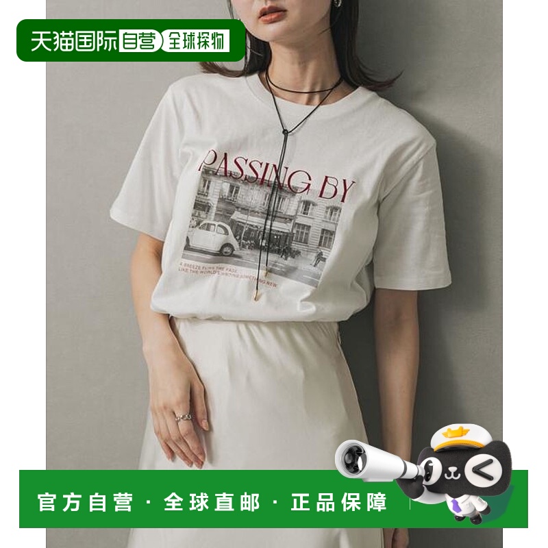 1h可退 日本直邮官方授权 SENSE OF PLACE 拼接照片短袖T恤