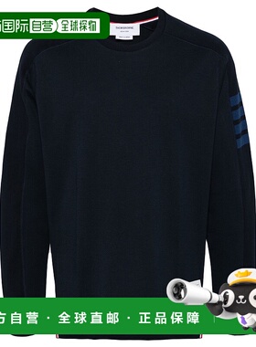 香港直邮THOM BROWNE 男士T恤 AW2024 MJS245B07323415蓝色 长袖