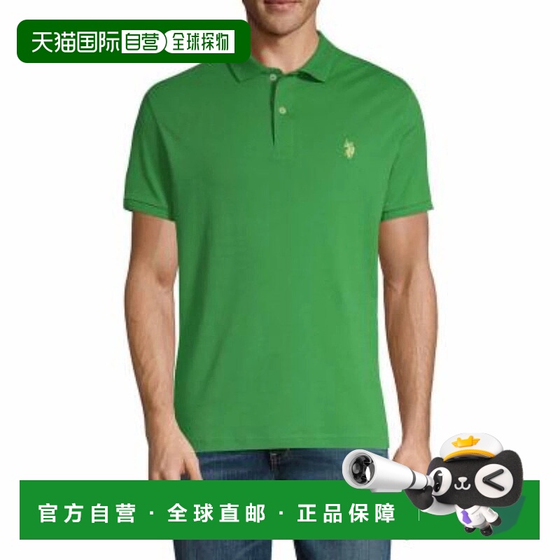 自营U.S. Polo Assn. Polo Shirt Men's Rave  Cotton Short Slee