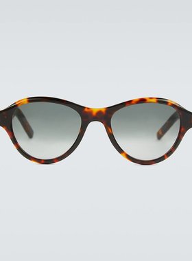 Saint Laurent 圣罗兰 男士 椭圆形太阳眼镜 001124