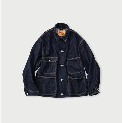 日本直邮45R 9.4盎司牛仔 908海洋工装外套 深色款