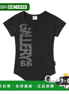 韩国直邮GOTTER GALLERY 女士女装T恤 GT25WSTP06BK PAINTED LOGO