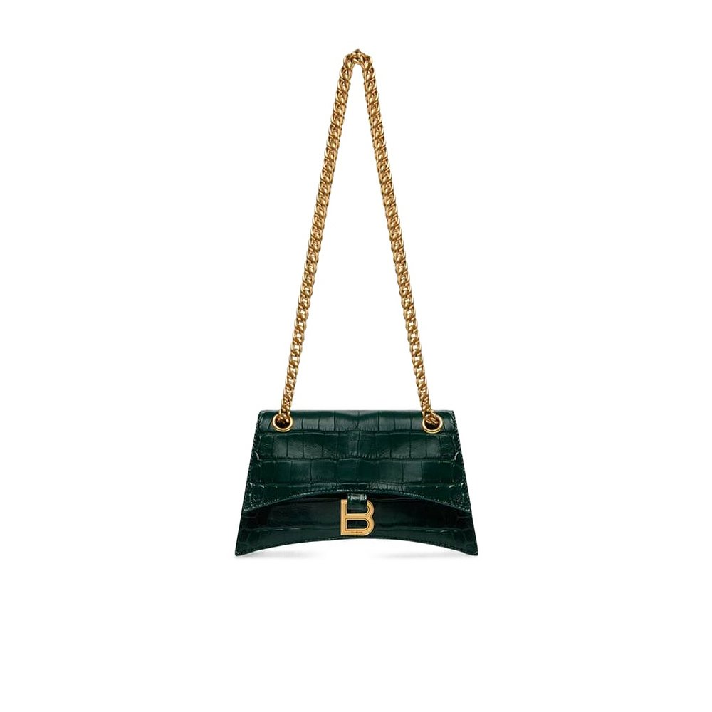Balenciaga 巴黎世家 女士 CRUSH XS 压花链条单肩包 736016210IX