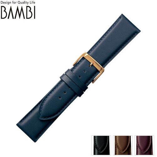 日本直邮替换皮带品牌手表小牛皮 Bambi 可选型号 BCM02 礼物礼物