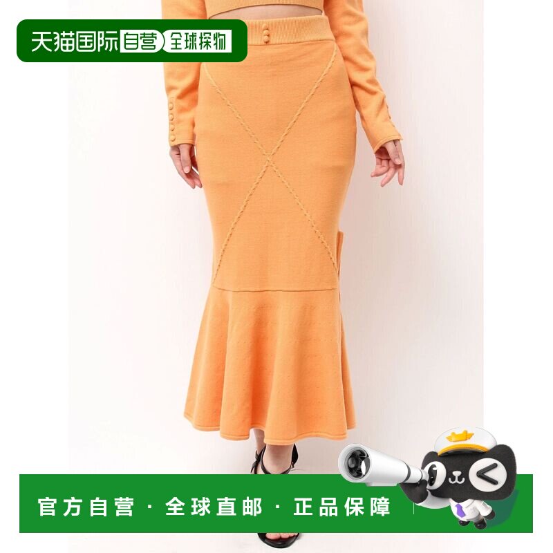 日本直邮EATME 女装 立体交叉麻花针织半身裙 日常百搭 342550800