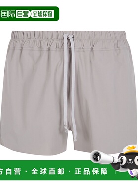 香港直邮RICK OWENS 女士短裤 RU01F2012NS74 SS2026 灰色 松紧腰