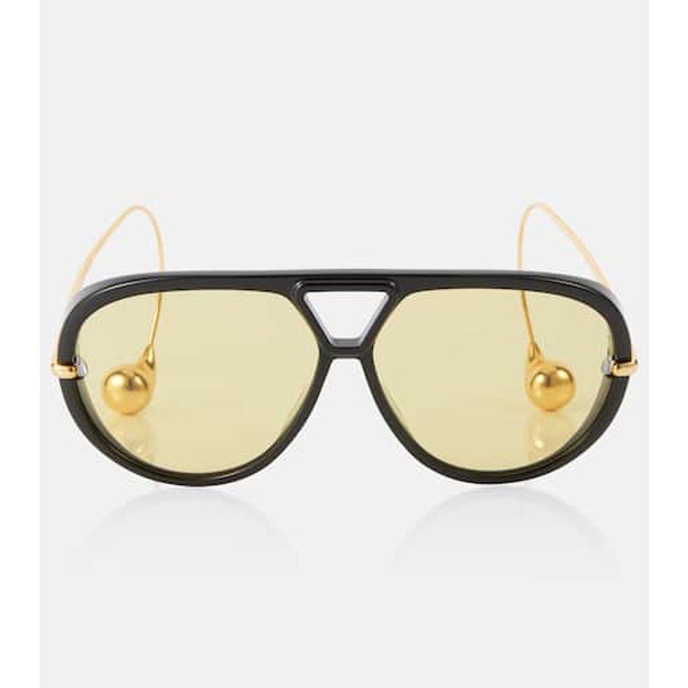 潮奢 Bottega Veneta 葆蝶家 女士 水滴飞行员太阳眼镜