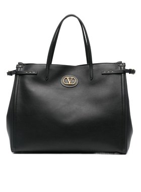 VALENTINO 男士手提包 YB0D15RBN0NO SS2025 黑色 Vlogo手提包