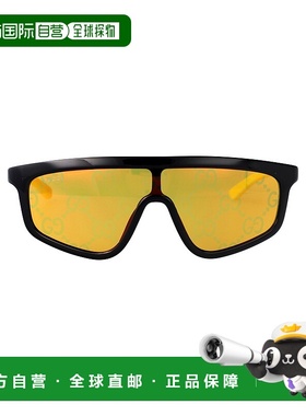 1h可退 香港直邮GUCCI 男士眼镜 GG1736S004 SS2025 黄色 Sunglas