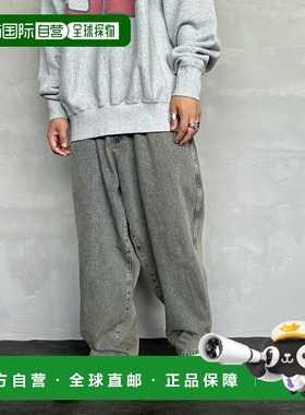 1h可退 日本直邮Noir Fabrik 男士宽松束腰牛仔裤 NF-243-063 NF-