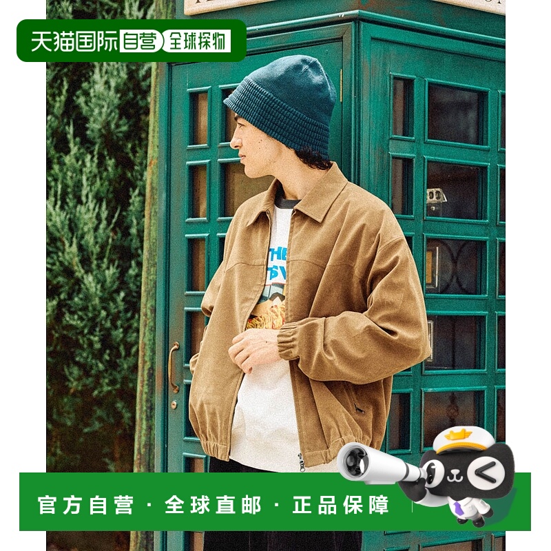 1h可退 日本直邮niko and... 男装 仿麂皮短拉链夹克 宽松复古设