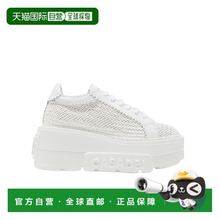 香港直邮Casadei 2X896U0701HANOI 系带坡跟鞋