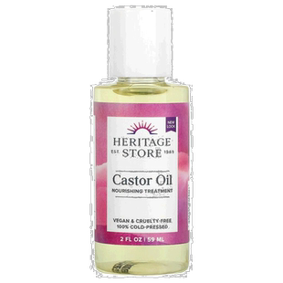 香港直邮Heritage Store蓖麻油营养修复冷榨无己烷59ml蓖麻籽油