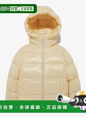 韩国直邮THE NORTH FACE 女童亮片RDS羽绒夹克_浅黄色 NJ1DQ58U