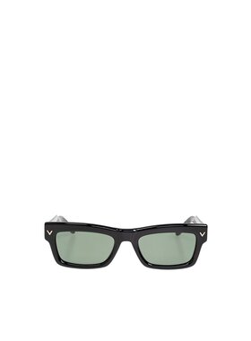 VALENTINO 男士太阳镜 VLS134A5300 AW2024 黑色 矩形太阳镜