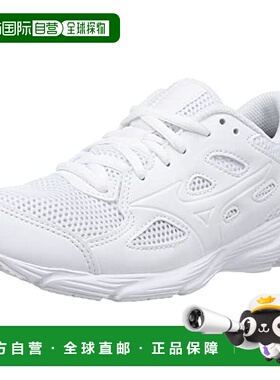 【日本直邮】Mizuno美津浓慢跑运动鞋男式白色 21cm3E