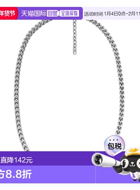 1h可退 【美国直邮】Fossil|Fossil 男士银色链条项链