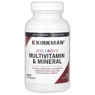 香港直邮Kirkman Labs,儿童多维矿物质，120 粒胶囊复合