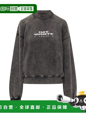 1h可退 香港直邮off-white 女士 標誌印花長袖衛衣 OWBA075F25FLE