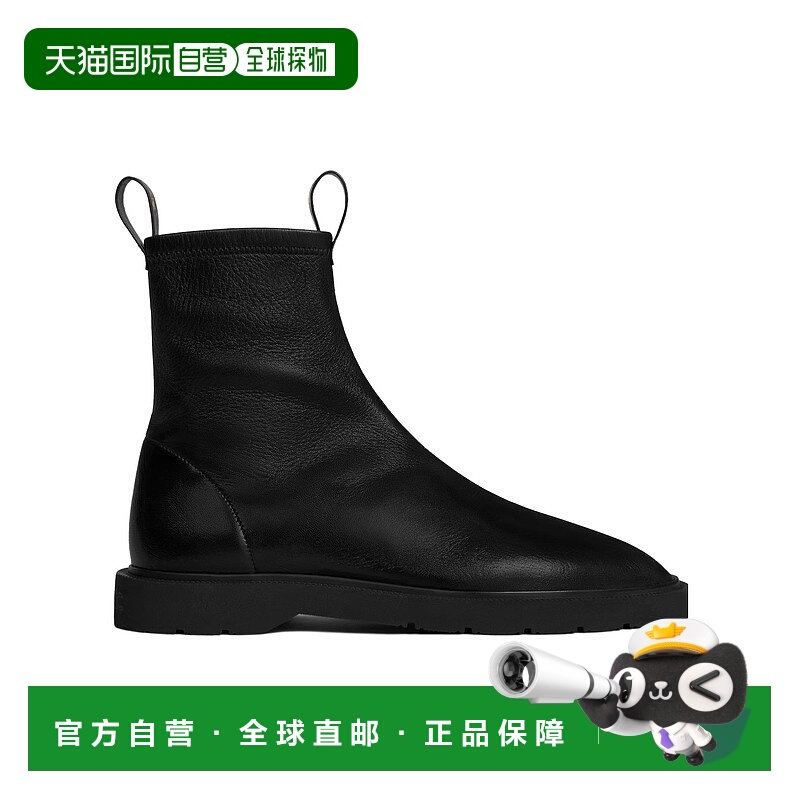 香港直邮CELINE 男士靴子 36549527038NO SS2026 黑色 FLOW 拉链