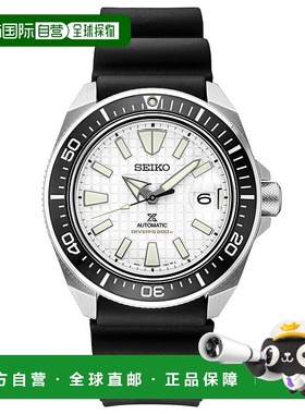 1h可退 【美国直邮】Seiko|男士自动 Prospex 黑色硅胶表带手表 4