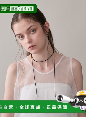 1h可退 日本直邮NOJESS 女士银色珍珠长链项链 多种佩戴方式 可搭