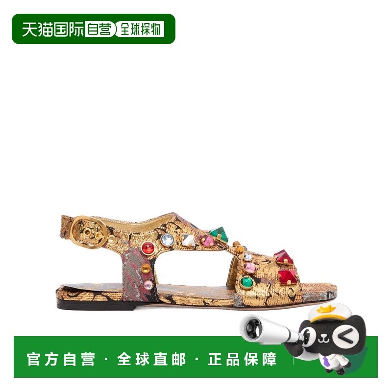 1h可退 香港直邮Valentino 方头平底凉鞋 WS0LN5DTV