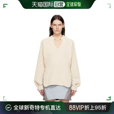 香港直邮潮奢 hyein seo 女士 米色 Oversized 针织衫 FW22