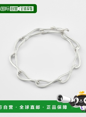 1h可退 日本直邮agete 阿卡朵 女装 有机线条设计 银饰手链 10254