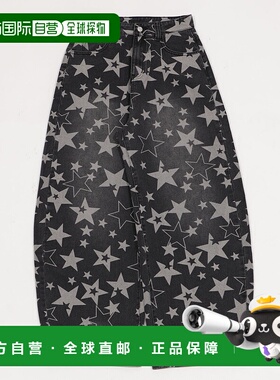 1h可退 日本直邮Figments 男女同款 全棉宽松直筒丹宁长裤 FG25AW