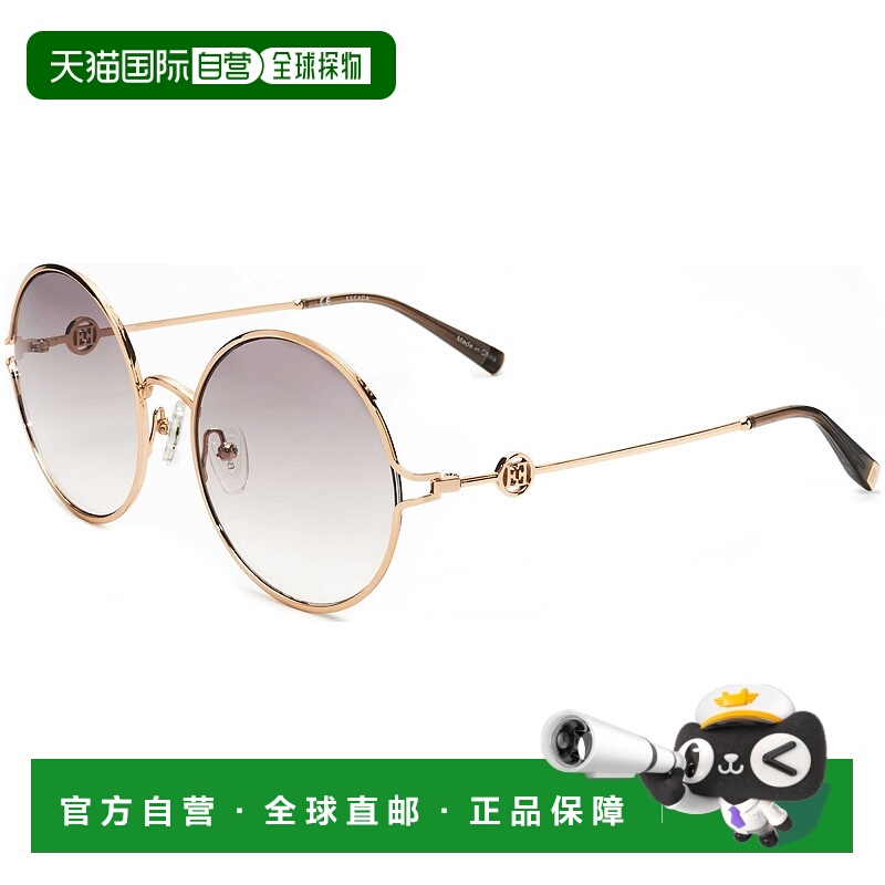 自营 Escada女式56毫米灰色太阳镜-金色 美国奥莱直发艾斯卡达