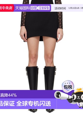 1h可退 香港直邮Givenchy 纪梵希 女士 黑色短裙 BW40X515RY羊毛