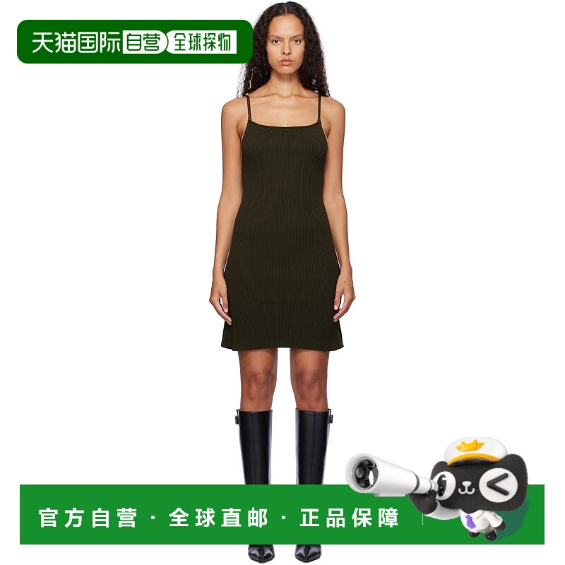 香港直邮潮奢 Courreges 女士 卡其色连衣裙 324MRO441FI0001