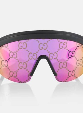 Gucci 古驰 女士 面具太阳眼镜 000919 colorful花色 舒适时尚