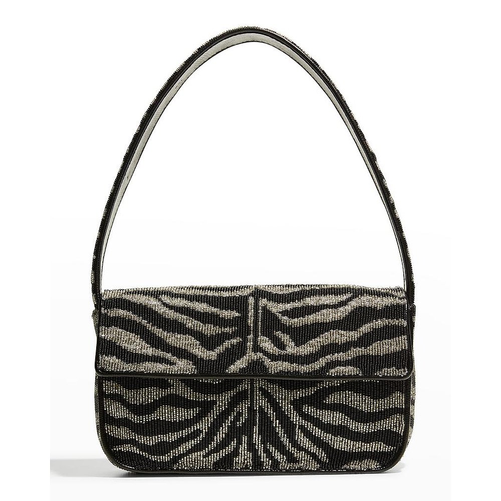 美国直邮Staud Tommy 双色串珠单肩包