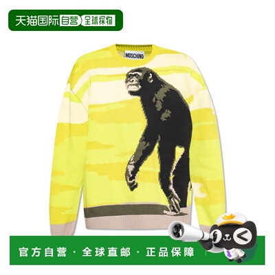 1h可退 香港直邮MOSCHINO 男士针织毛衣 251ZZA092602072409 SS20