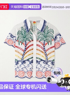 1h可退 香港直邮FARM RIO 女士 richilieu 齿纹棉质衬衫 344690L0