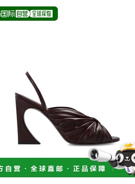 香港直邮FENDI 女士凉鞋 8X8880AYFAF0TFG SS2026 酒红色 Fendi A